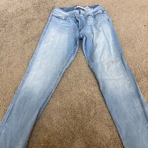 Women Levi Sky Blue Denim Jeans